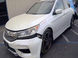2016 ACCORD WHITE SPORT 2.4L AT  A24997